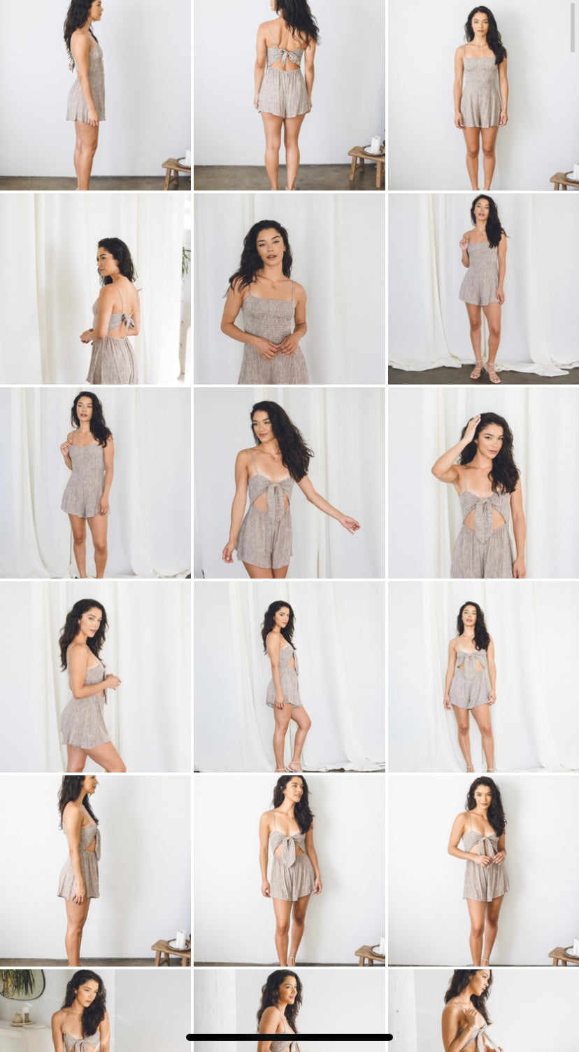 Beachside Reversible Romper