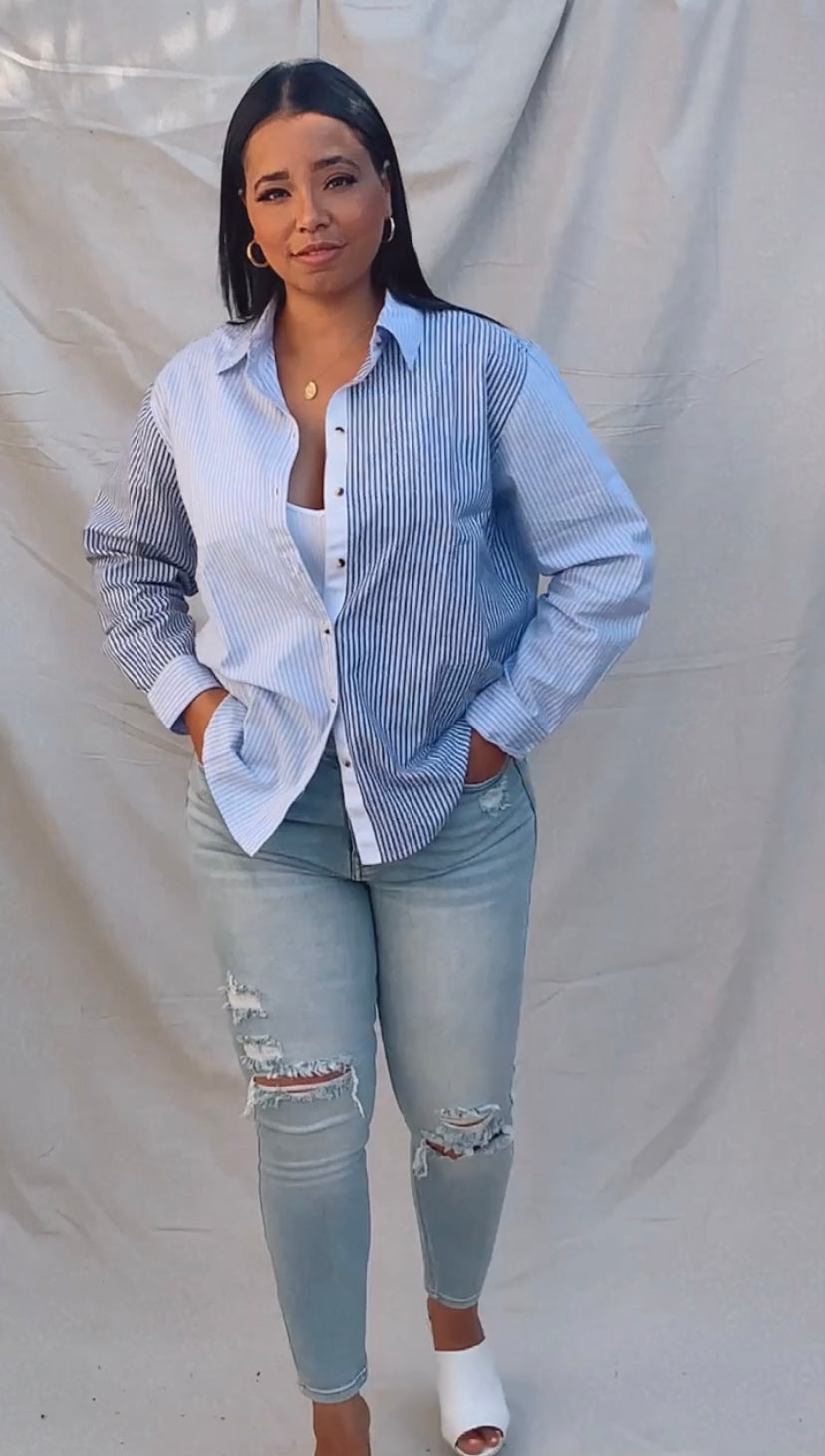 "LA Chill" Button Up Top