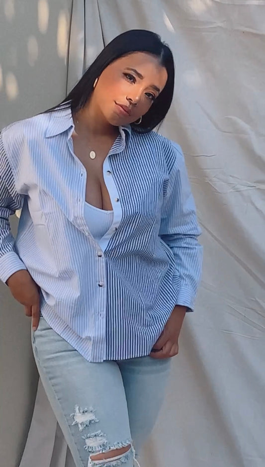 "LA Chill" Button Up Top