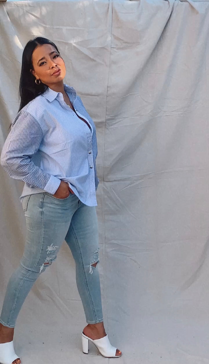 "LA Chill" Button Up Top